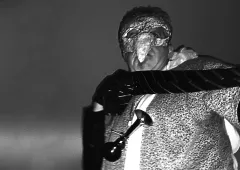 performance at Amvrosios Gousgounis's exhibition