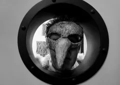 performance at Amvrosios Gousgounis's exhibition